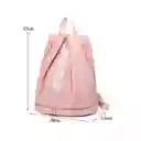 Bolsa Mochila Impermeable Con Compartimento Para Zapatos Morral - Palo Rosa