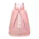 Bolsa Mochila Impermeable Con Compartimento Para Zapatos Morral - Palo Rosa