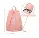 Bolsa Mochila Impermeable Con Compartimento Para Zapatos Morral - Palo Rosa