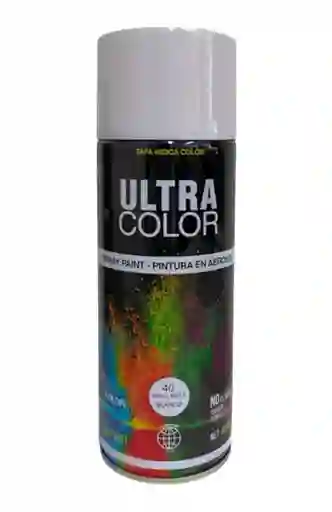 Pintura Spray Aerosol Blanco Brillante X400ml Ultra Color