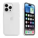 Case Silicon Color Blanco Para Iphone 14 Pro Max