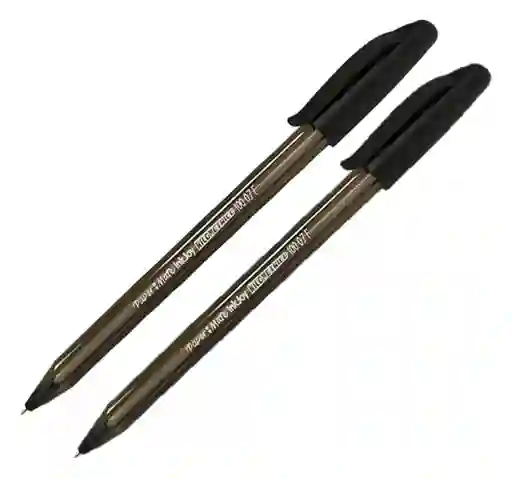 Boligrafo Kilometrico Ultrasuave Paper Mate X 2 Unidades Negro