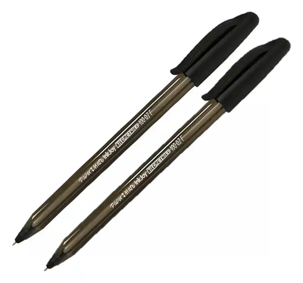 Boligrafo Kilometrico Ultrasuave Paper Mate X 2 Unidades Negro
