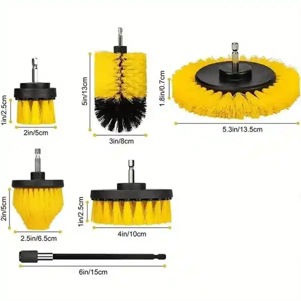 Cepillos De Limpieza Para Taladro X6 Unidades