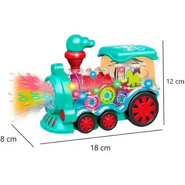 Tren Luces Sonido Movimiento Interactivo Niños