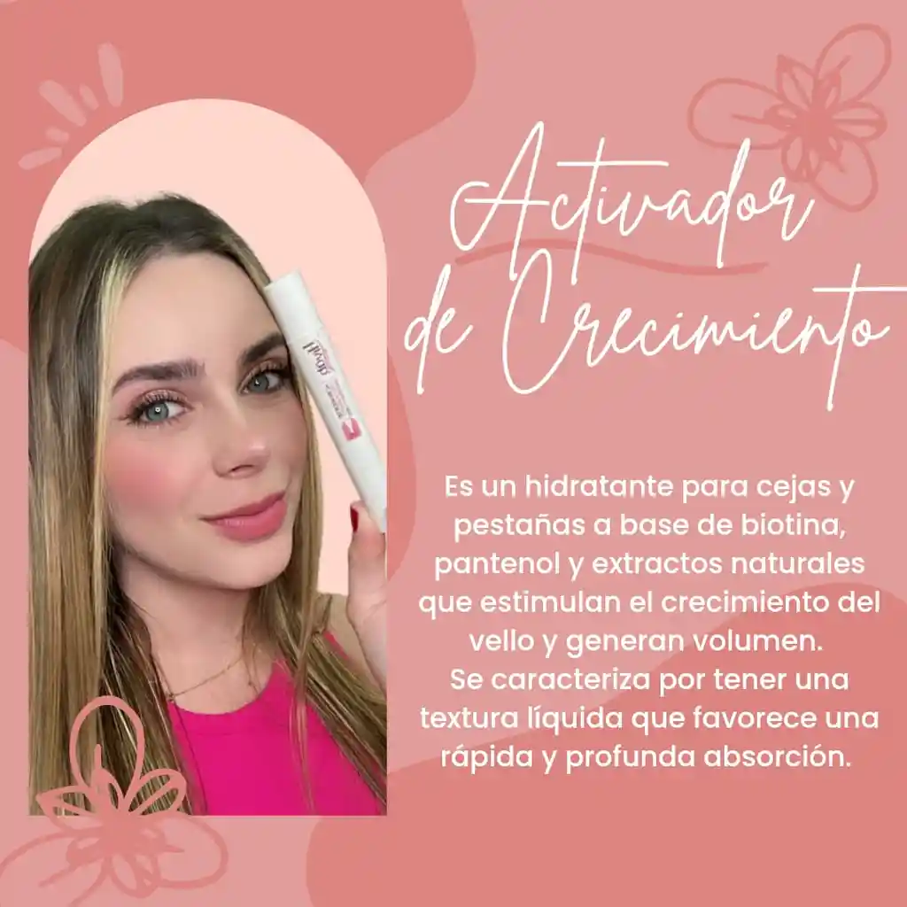Activador De Crecimiento Pestañas Y Cejas Hiyab