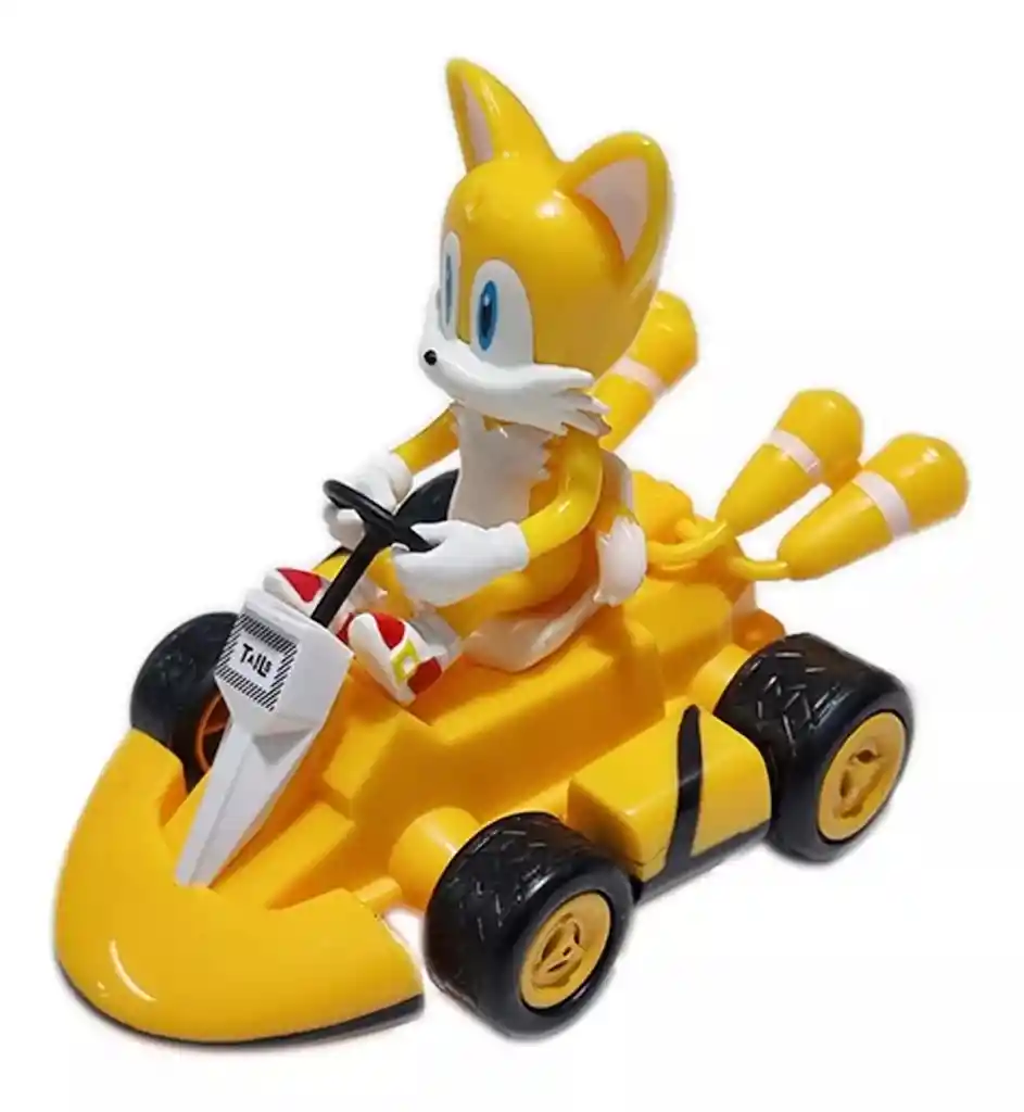 Carro Super Sonic Kart Impulso Muñecos Colección