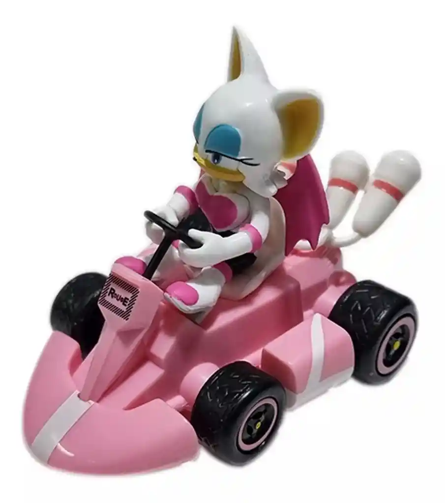 Carro Super Sonic Kart Impulso Muñecos Colección