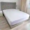 Protector Colchón Impermeable Blanco Cama Semidoble 120x190cm