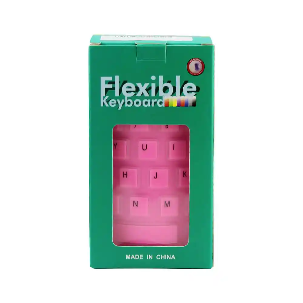 Teclado Flexible Usb Colores
