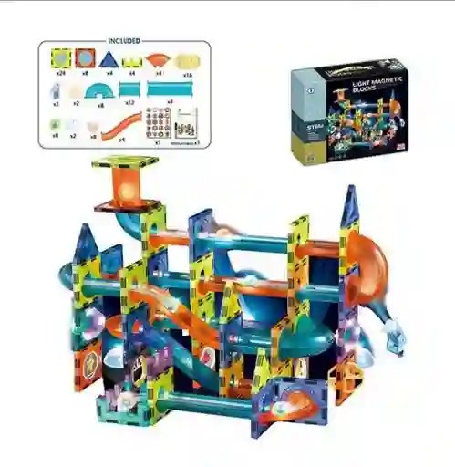 Juego Figuras Magneticas 110 Pcs
