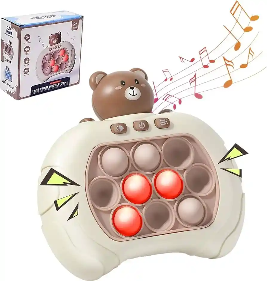 Juguete Juego Pop It Puzzle Game Con Sonido Y Luces