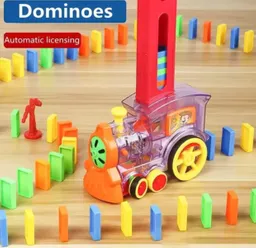 Juguete Tren Domino Electronico Automatico 60 Fichas