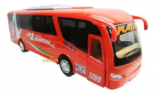 Carro Coleccionable Bus Troncal Metálico Flota La Macarena S.a Modelo Coche Juguete Fiesta Regalos, Colección
