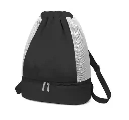 Bolsa Con Cordón Mochila Impermeable Para Gimnasio Yoga Ref: 4034t - Negro