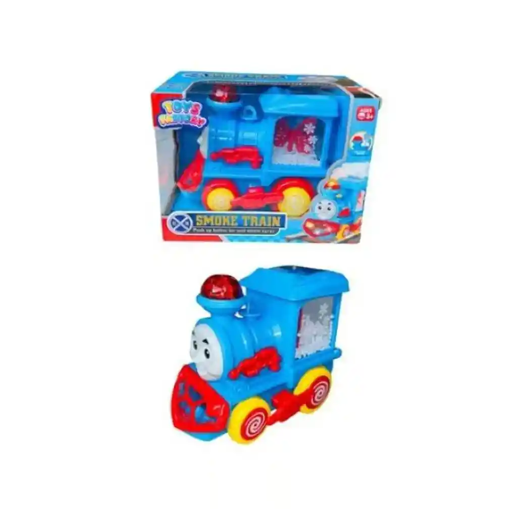 Tren Tomas De Juguete Con Luz Y Vapor Real Para Niños