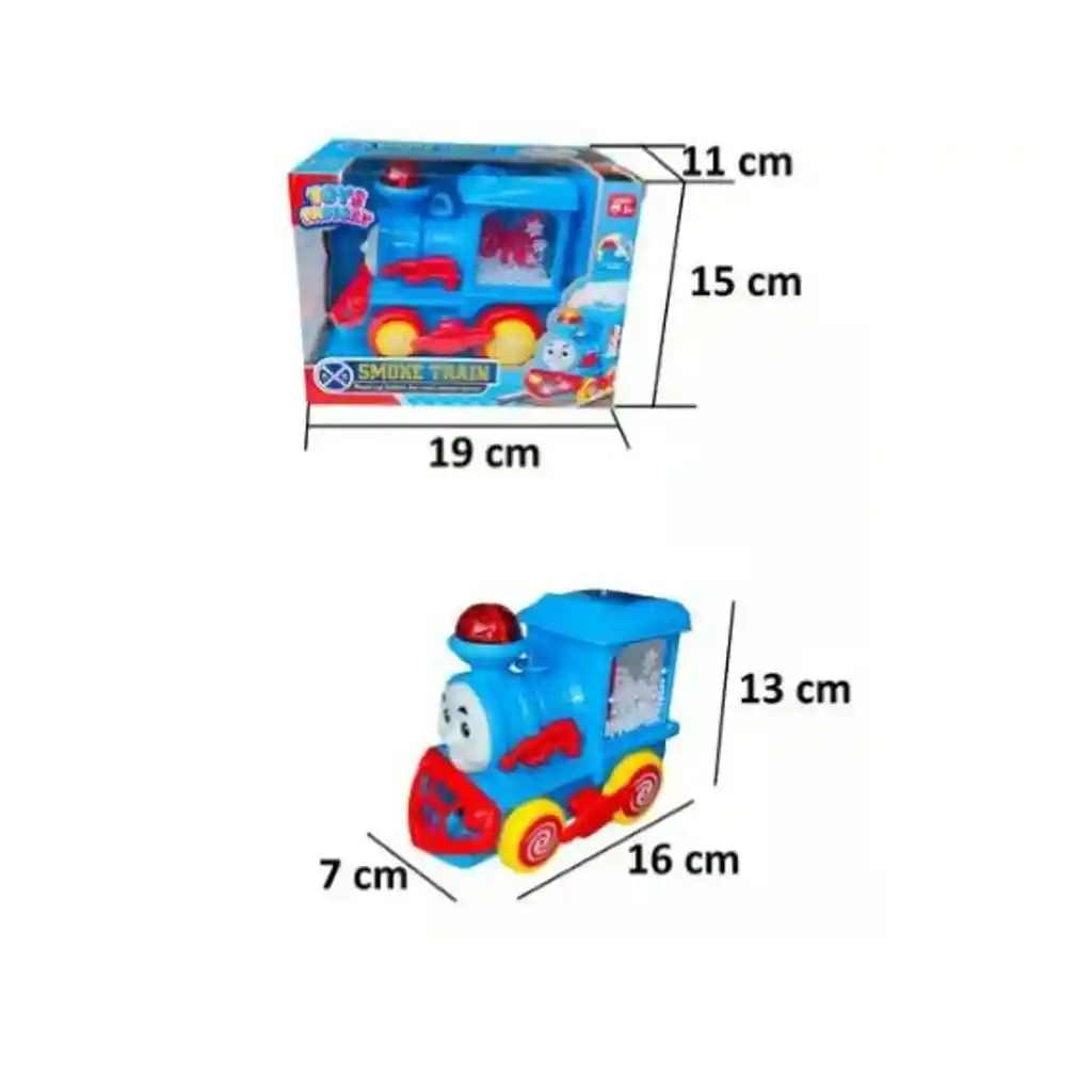 Tren Tomas De Juguete Con Luz Y Vapor Real Para Niños