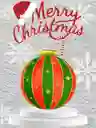 Globo Metalizado Bola De Navidad (x1 Unidad)