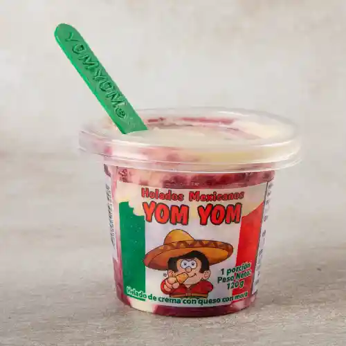 Helados Yom Yom Queso Mora