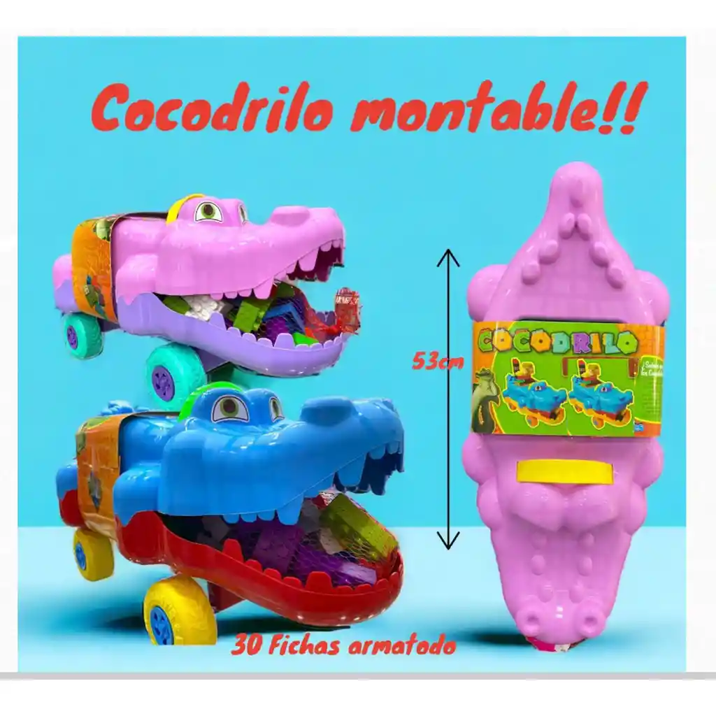 Cocodrilo Montable Armatodo Con Bloques Creativos: Juego Y Desarrollo