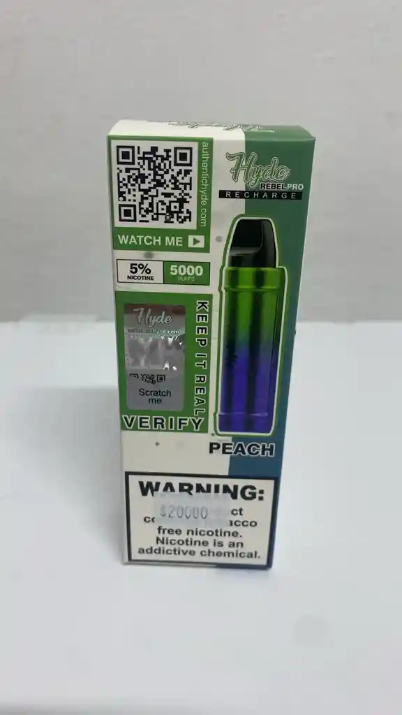 Vaporizador Hyde Peach 5000pffs