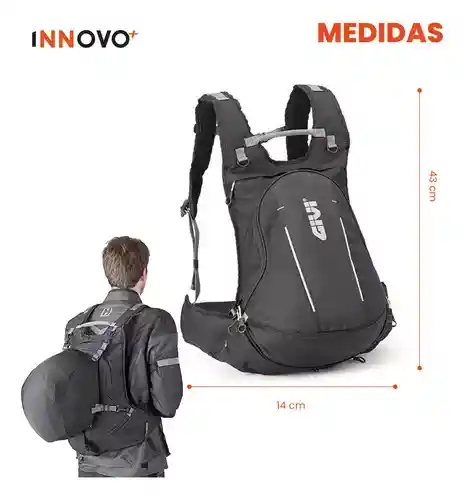 Maleta Bolso Deportivo Para Motociclista Giv Porta Casco