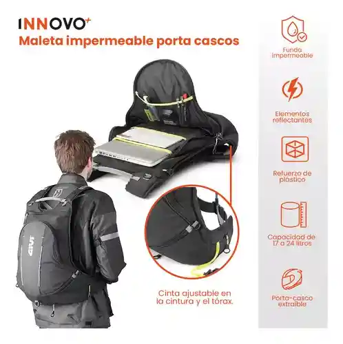 Maleta Bolso Deportivo Para Motociclista Giv Porta Casco