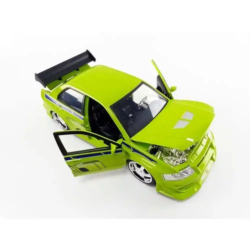 Carro Coleccionable Fast Furious Brian´s Mitsubishi Lancer Evolution Vii