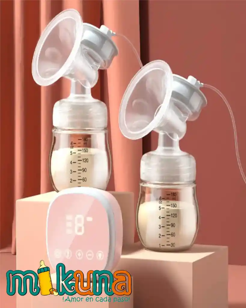 Extractor Materno Recargable Con Lampara (rosa)