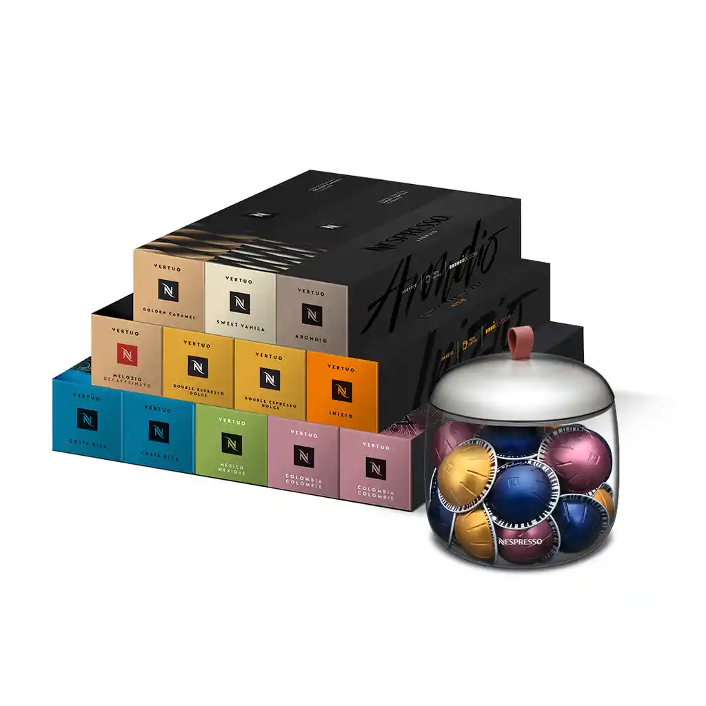 Pack X 120 Cápsulas Vertuo Nespresso + Obsequio Dispensador