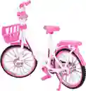 Bicicleta Coleccionable Retro Con Movimiento Color Rosado Modelo Bicicleta Juguete Fiesta Regalos, Colección