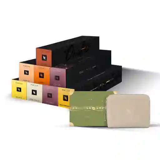 Pack Mild Nespresso X 80 Cápsulas Vertuo + Travel Pouch