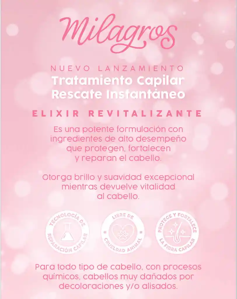 Elixir Revitalizante Rescate Instantaneo Milagros