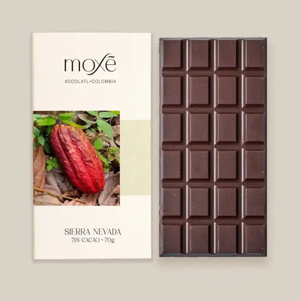 Chocolate Moxe Sierra Nevada – 71% Cacao 70g