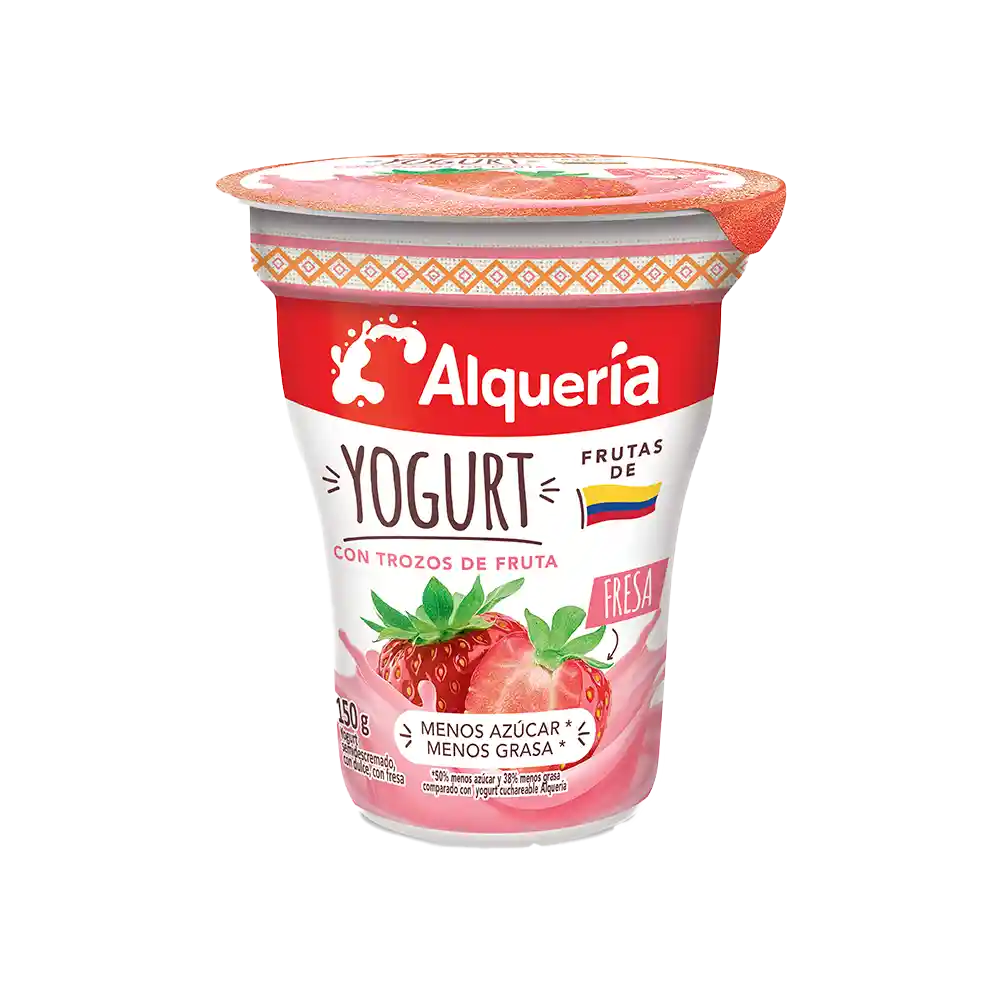 Yogurt Alqueria 150 Gr Fresa