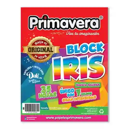 Block Carta Iris Primavera