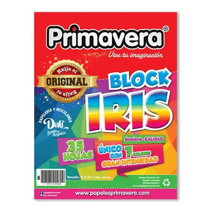 Block Carta Iris Primavera