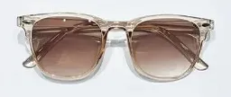 Lentes De Sol Clasicas Vintage Animal Miel Transparente