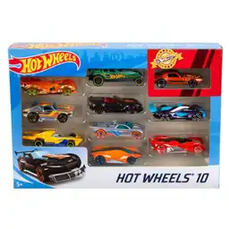 Carro Coleccion Hot Wheels 10 Ud Plastico