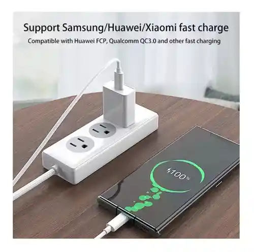 Cable Tipo C - Tipo C 1 Metro Repuesto Para Cargador De Macbook / Celular + Macbook + Portatil /