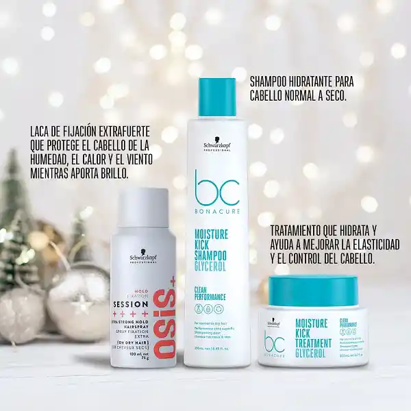 Kit Bonacure Osis Hidratación Profunda Y Estilizado Moisture Kick