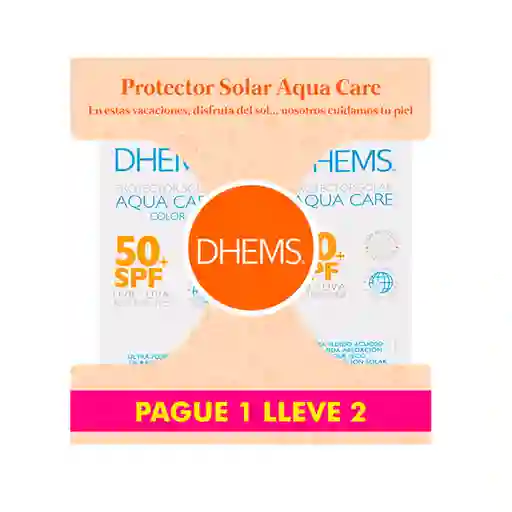 Kit Pague 1 Lleve 2 Solar Aqua Care Dhems 50ml +solar Aqua Care Dhems Color 50 Ml