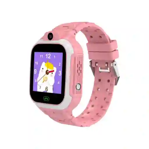 Smartwatch Reloj Inteligente Lt37 4g Con Gps Para Niños Rosa