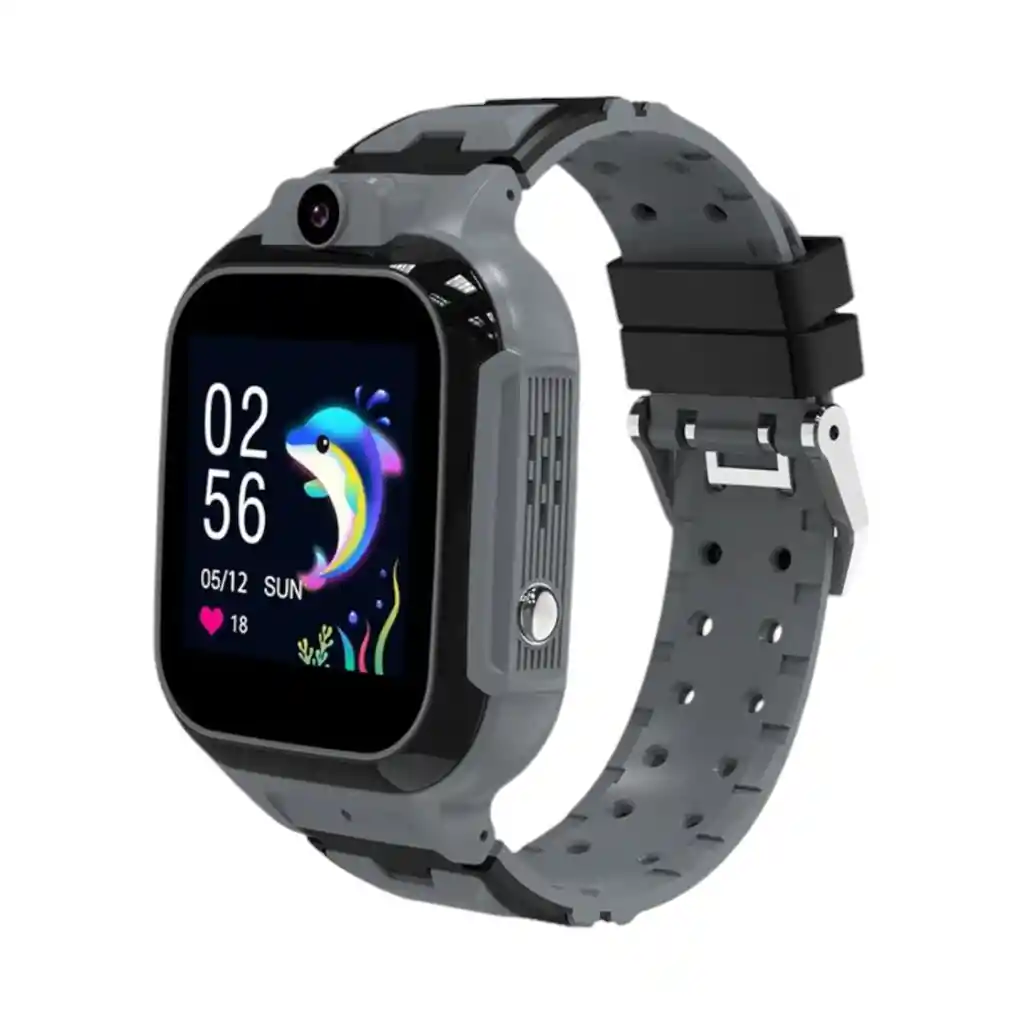 Smartwatch Reloj Inteligente Lt37 4g Con Gps Para Niños Negro