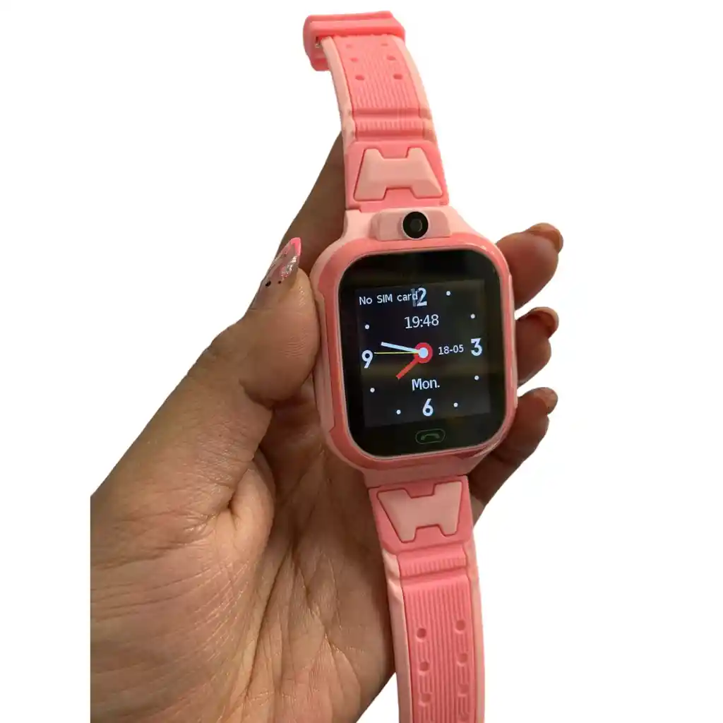 Smartwatch Reloj Inteligente Lt37 4g Con Gps Para Niños Rosa