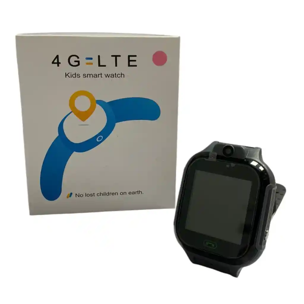 Smartwatch Reloj Inteligente Lt37 4g Con Gps Para Niños Negro