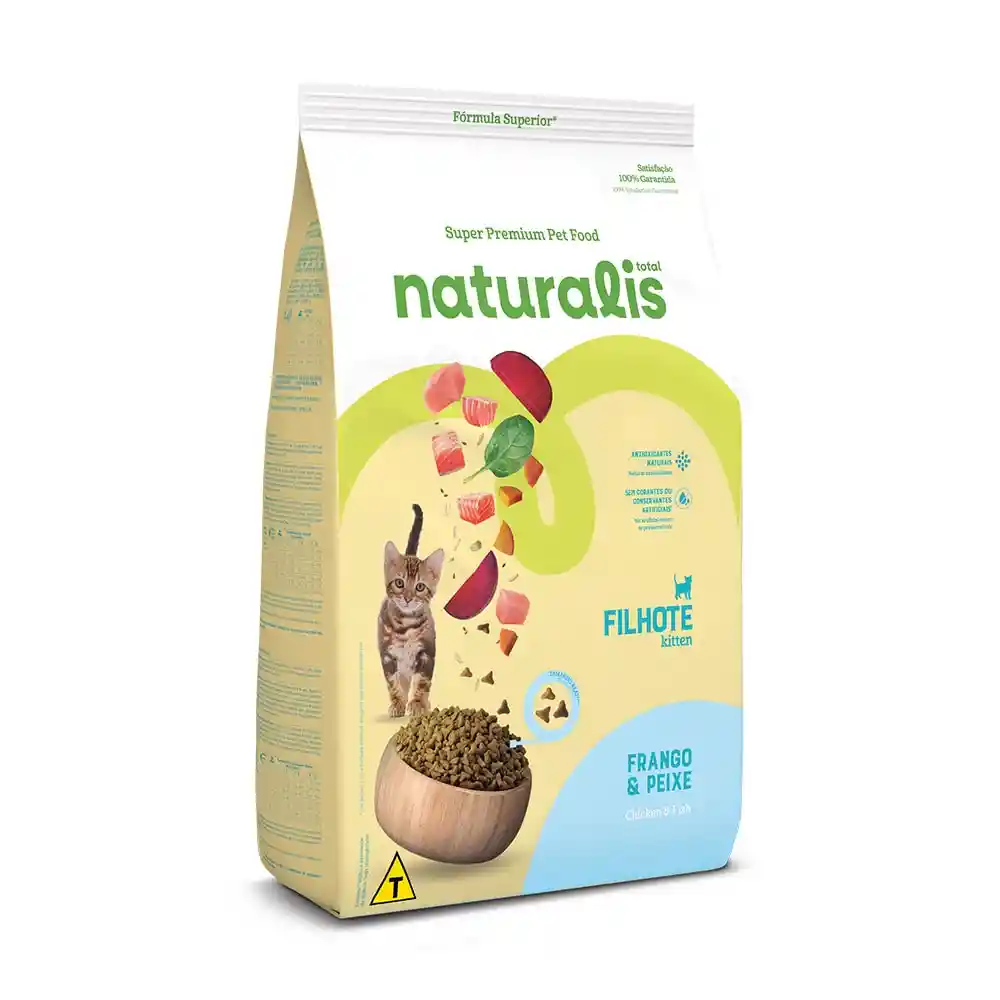 Naturalis Gato Filhotes Frango E Peixe 1.5kg