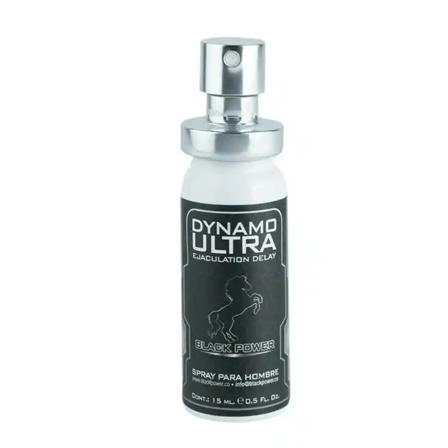 Lubricante Intimo Retardante Dynamo Ultra Spray 15ml Black Power