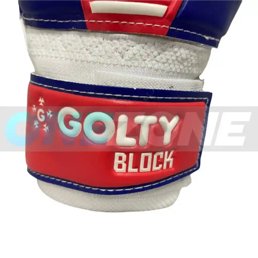 Guantes Golty Block Formación, Antifracturante/ Rojo-azl-talla: 8