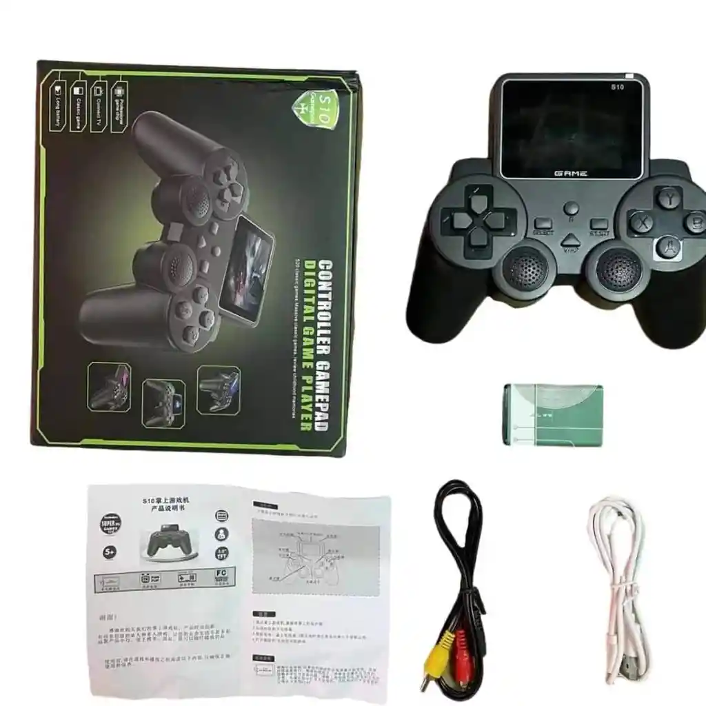 Consola Recargable De Videojuegos 520 Juegos | Control Con Juegos